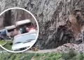 Bloqueo en la Carretera Central: Ca�da de rocas en Huarochir� impide tr�nsito vehicular