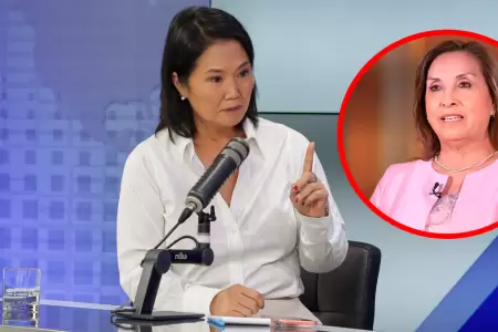 Keiko Fujimori deslinda del Gobierno de Dina Boluarte.