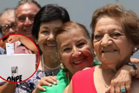 Elecciones 2026: Adultos mayores elegidos miembros de mesa