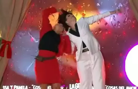 Pamela L�pez y Melissa Klug en reto actuaci�n