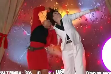 Pamela L�pez y Melissa Klug en reto actuaci�n