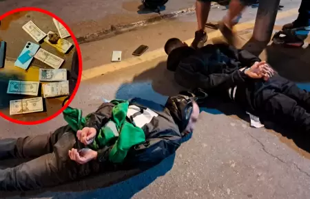 PNP captura a asaltantes de cambista.