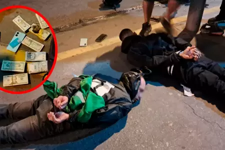 PNP captura a asaltantes de cambista.