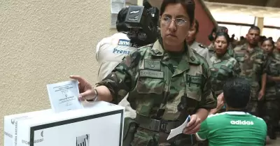 Mindef garantiza el voto de las Fuerza Armadas el 12 de abril.