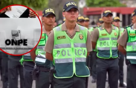 61 mil agentes PNP brindar�n resguardo en Elecciones 2026