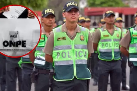 M�s de 400 efectivos de la PNP resguardan colegios en Lima Sur.