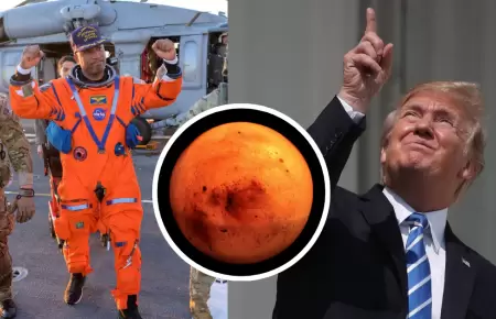 Donald Trump apunta a Marte como su pr�ximo objetivo tras amerizaje de la tripul
