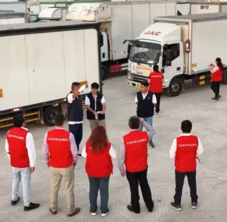 Contralor�a supervisa el despliegue de material electoral en Lima y Callao