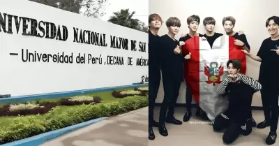 Estudiante de la Universidad San Marcos propuso reconocimiento a BTS