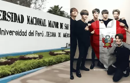 Estudiante de la Universidad San Marcos propuso reconocimiento a BTS