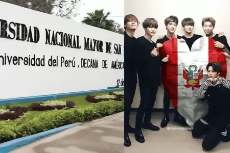 Estudiante de la Universidad San Marcos propuso reconocimiento a BTS