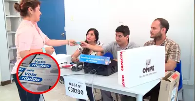 El voto r�pido evita las largas colas.