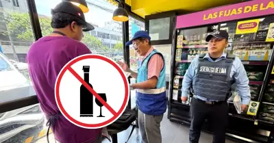 Ley Seca: MML distribuye actas de exhortaci�n para evitar venta de alcohol previ