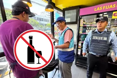 Ley Seca: MML distribuye actas de exhortaci�n para evitar venta de alcohol previ