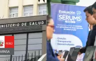 Minsa niega cobros ilegales por "asignaci�n directa" de plazas Serums 2026-I