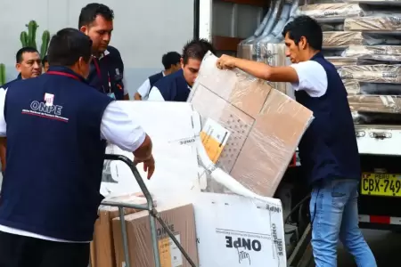 Se registran retrasos en la distribuci�n del material electoral en varios puntos