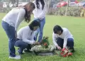 Keiko Fujimori visita las tumbas de sus padres antes de su desayuno electoral