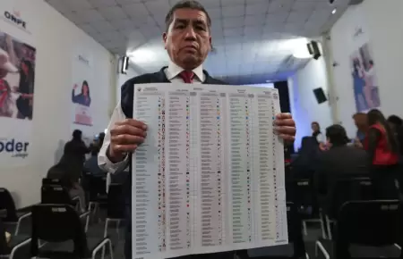 ONPE se�ala que c�dulas ser�n conservadas para eventual recuento de votos