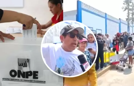 Ciudadanos indignados por retraso de m�s de 3 horas en centros de votaci�n