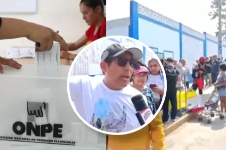 Ciudadanos indignados por retraso de m�s de 3 horas en centros de votaci�n