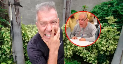 El popular 'cara de haba' fue visto cumpliendo con labor electoral.