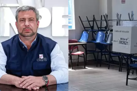 ONPE confirma que 63,300 electores se quedaron sin votar en las Elecciones 2026.