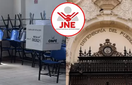 Defensor�a solicita ampliaci�n de votaciones de Elecciones 2026 al JNE.