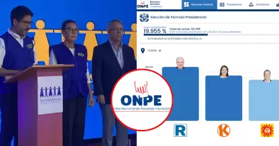 Transparencia pide a la ONPE suspender publicaci�n de resultados electorales.