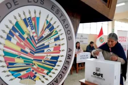 La OEA respalda la decisi�n del JNE.