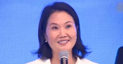 Keiko Fujimori se pronuncia tras primer conteo de votos
