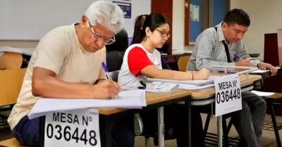 Trece locales de votaci�n de Lima sur se instalar�n este lunes 13 de abril.