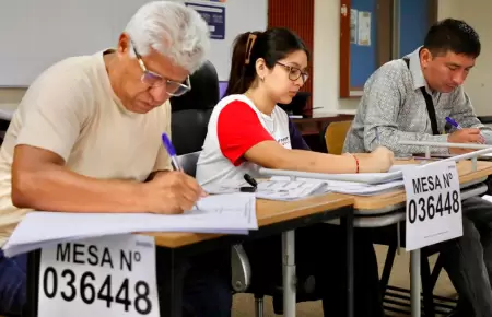 Trece locales de votaci�n de Lima sur se instalar�n este lunes 13 de abril.
