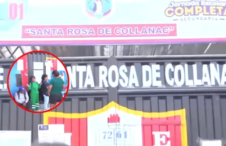 Electores disconformes por demora en apertura de la I.E. Santa Rosa de Collanac