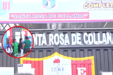 Electores disconformes por demora en apertura de la I.E. Santa Rosa de Collanac