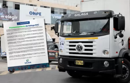 Galaga SAC se pronuncia tras fallas en el traslado de material electoral