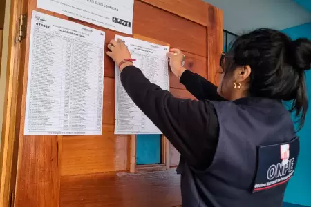 ONPE confirma que los 13 locales de votaci�n han sido habilitados.