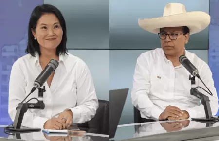 Keiko Fujimori y Roberto S�nchez pasar�an a segunda vuelta