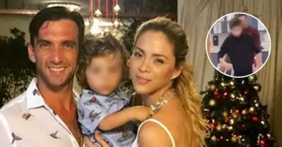 Hijo de Sheyla Rojas y Antonio Pav�n camina sin ayuda