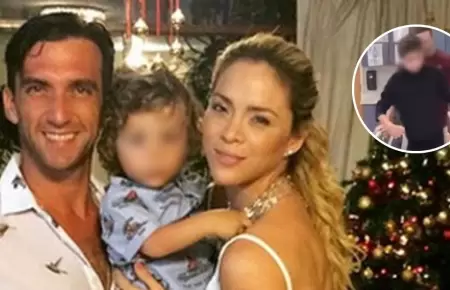 Hijo de Sheyla Rojas y Antonio Pav�n camina sin ayuda