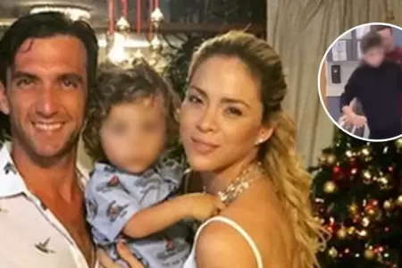 Hijo de Sheyla Rojas y Antonio Pav�n camina sin ayuda