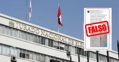 JNE neg� determinar orden de partidos en material electoral.