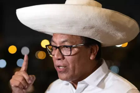 Roberto S�nchez tras quedar segundo en conteo r�pido al 95.7%: "Estamos tranquil