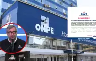 ONPE llama a la calma: Exhorta a esperar al cierre de proceso electoral tras denuncia penal del JNE