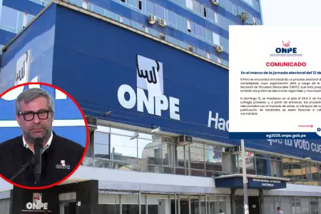 ONPE pide respetar proceso electoral y evitar denuncias antes de cierre de Elecc