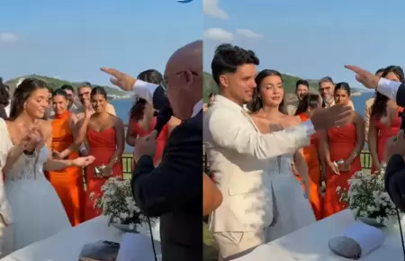 Novio confunde bendici�n con "dame esos 5" y se vuelve viral