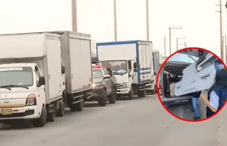 Camiones esperan m�s de un d�a para retornar material electoral en Lur�n