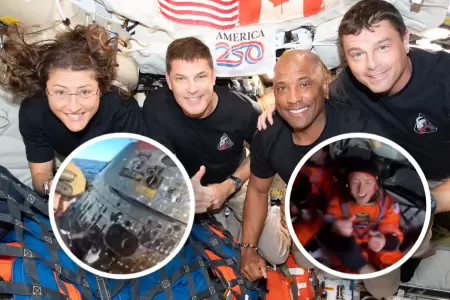 As� fue el emotivo reencuentro de la tripulaci�n Artemis II con sus compa�eros t