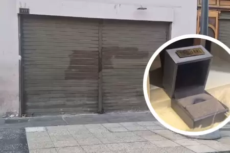 Sujetos asaltaron joyer�a a 3 cuadras de Palacio de Gobierno.