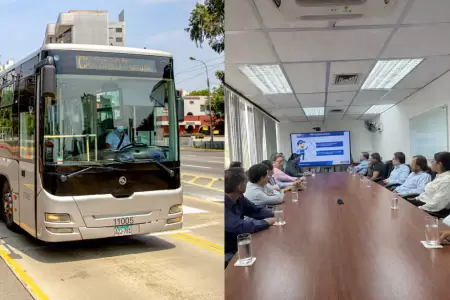 Concesionarios del Metropolitano, ATU y MEF se reunieron por renovaci�n del sist