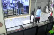 Robo en manada en el centro hist�rico de Lima: Ocho sujetos asaltan joyer�a y huyen en motos lineales